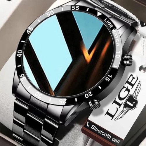 Luxe Stijlvol Smartwatch 1,3 Inch Touchscreen - Hartslagmonitor - Stappenteller - Bluetooth - iOS en Android