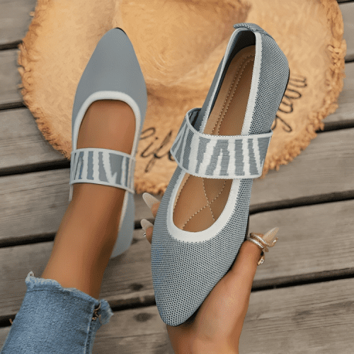 Women s Ballet Flats Casual Shoes Low Heel Barefoot Elegant Woman Sneakers Socofy Comfortable Pointed Toe 4