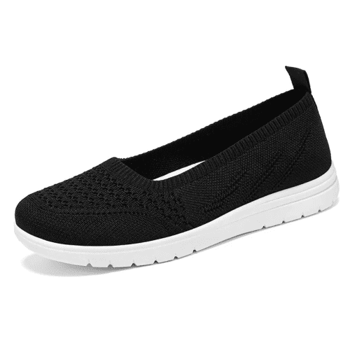 flat bottome shoe black