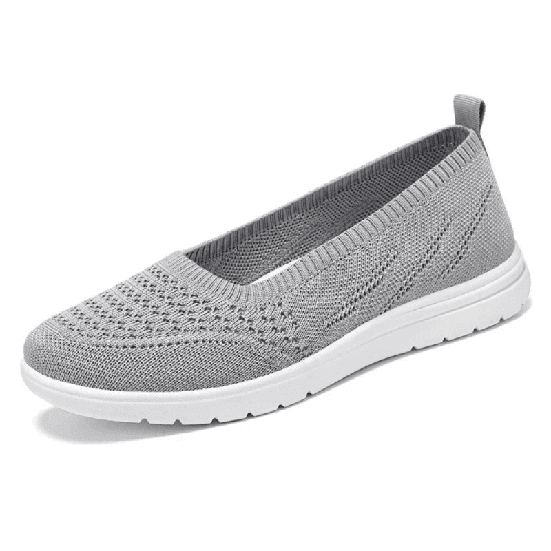 flat bottome shoe grey