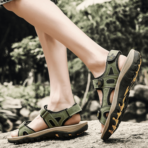 mens sandals green img