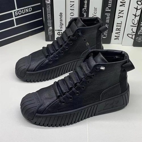 ny1J2023 Autumn and winter Men Boots Increased Boots Lace Up Casual Shoes Board Shoes High Quality