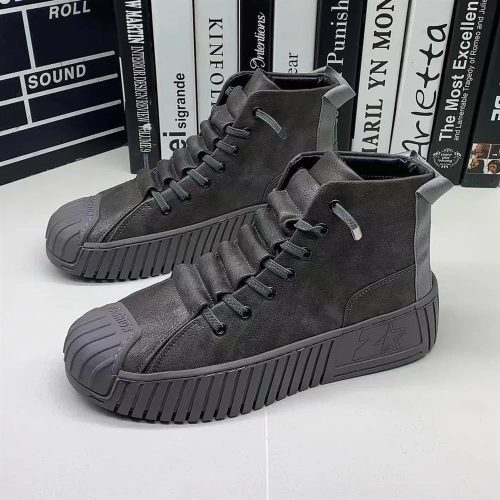 vh9g2023 Autumn and winter Men Boots Increased Boots Lace Up Casual Shoes Board Shoes High Quality